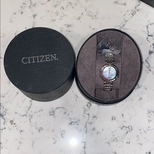 Citizen EcoDrive Mother of Pearl Diamond Watch